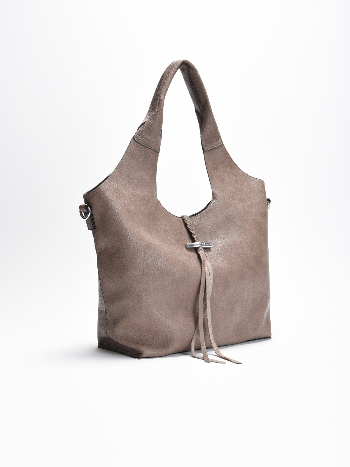 Bolso shopper marrón café
