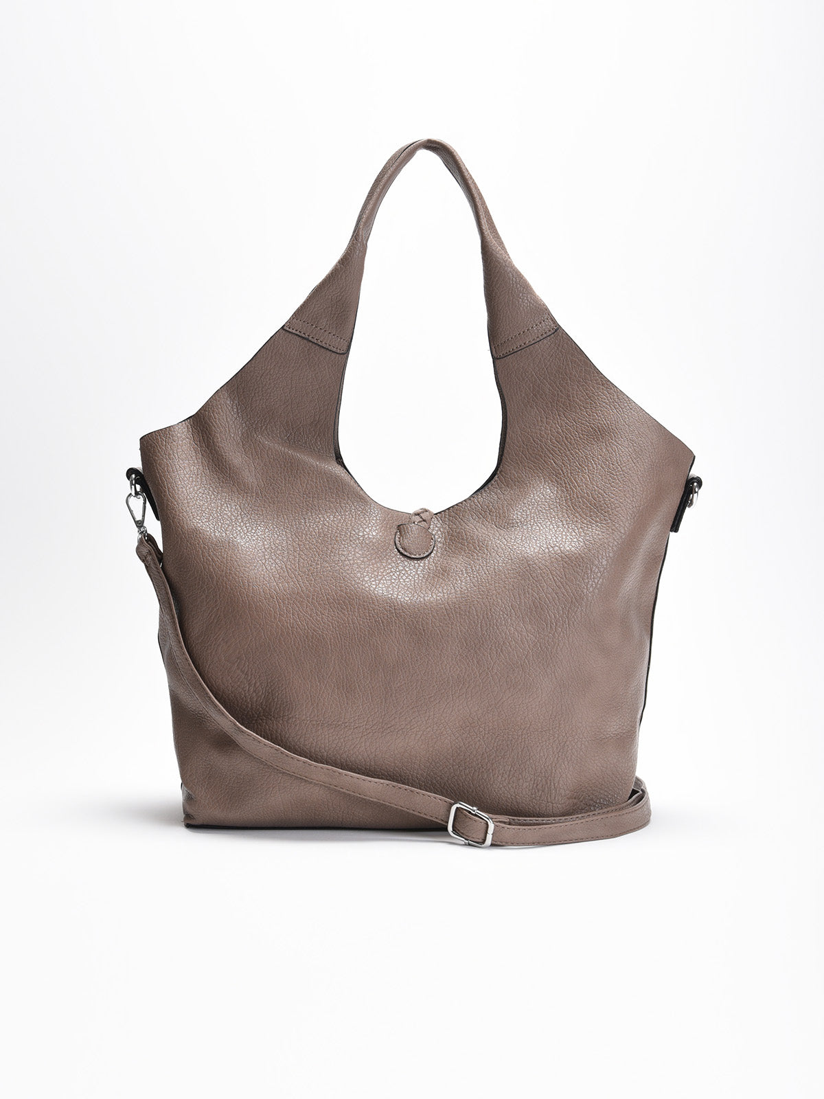 Bolso shopper marrón café