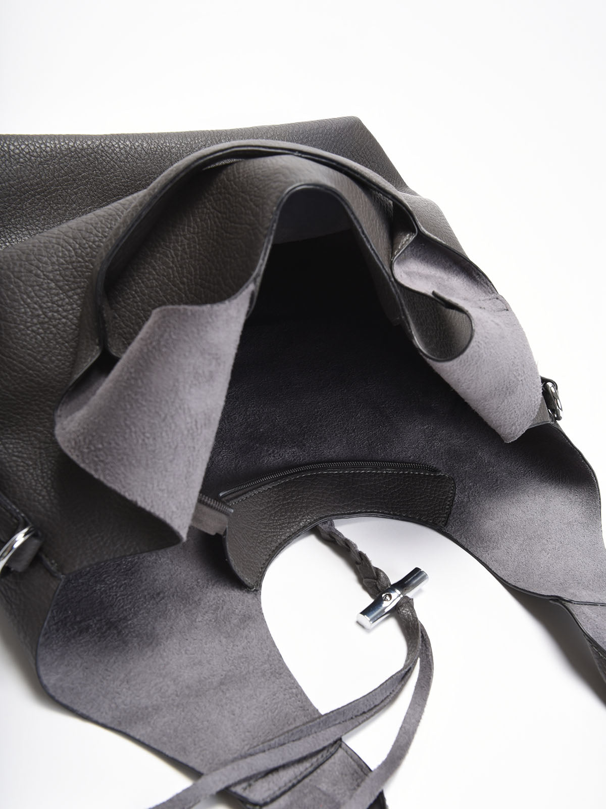 Bolso shopper gris