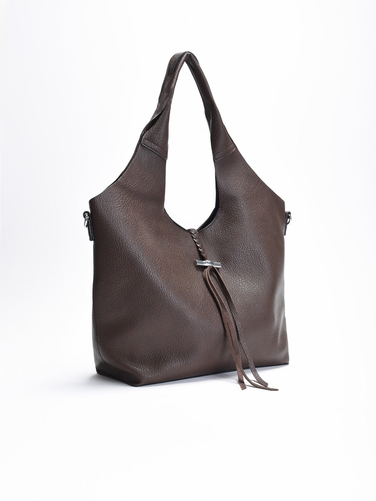 Bolso shopper marrón chocolate