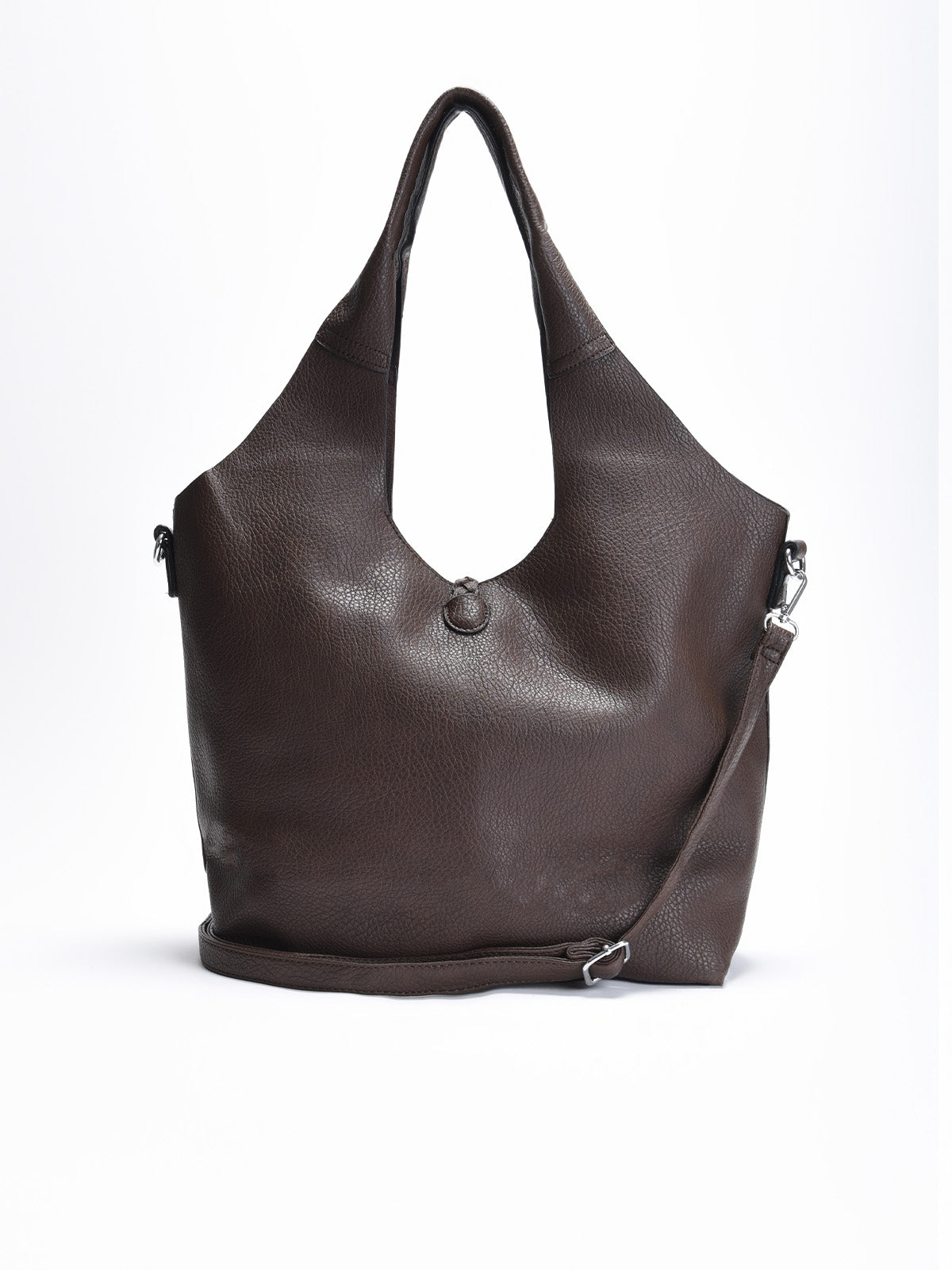 Bolso shopper marrón chocolate