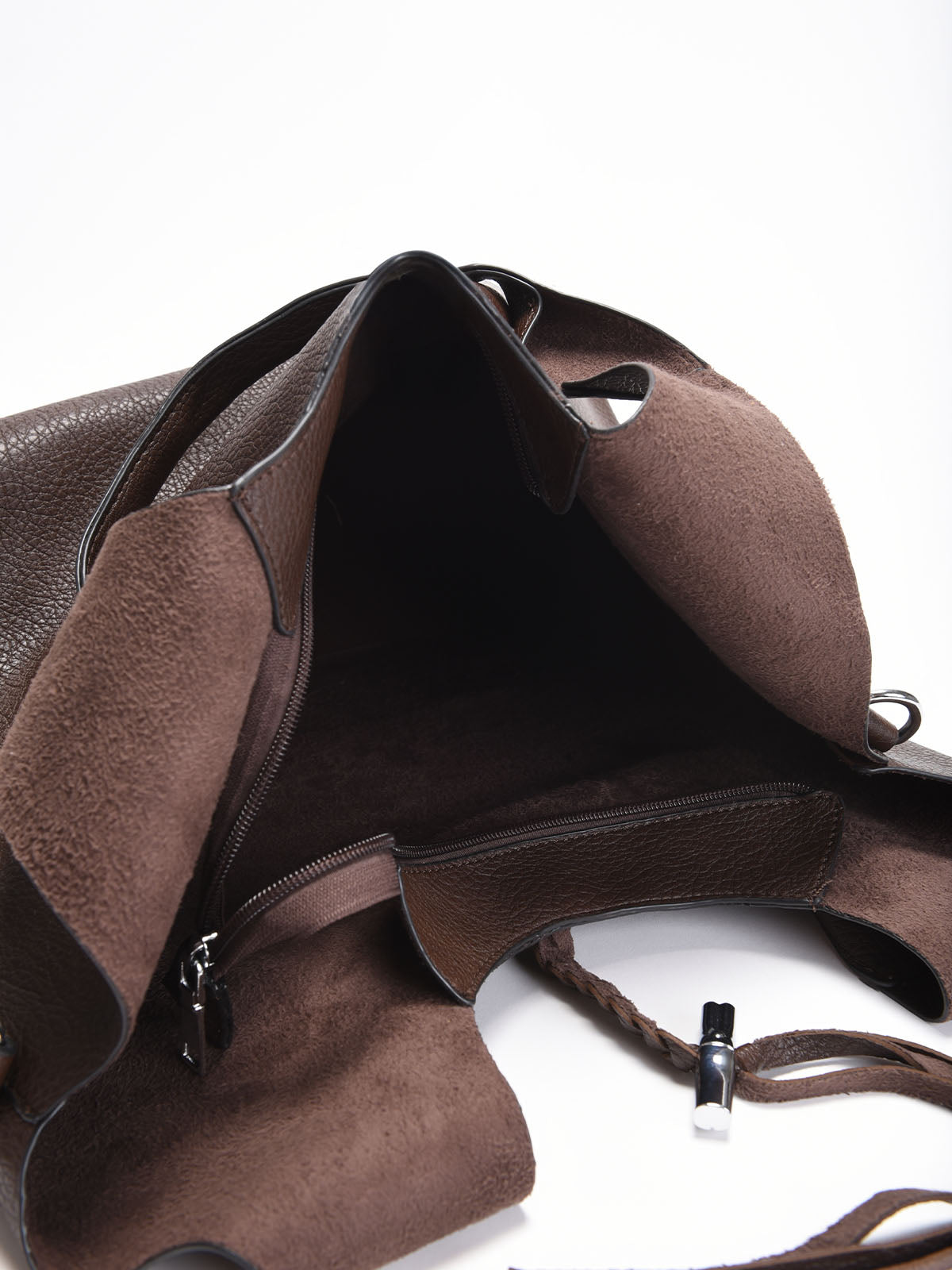 Bolso shopper marrón chocolate