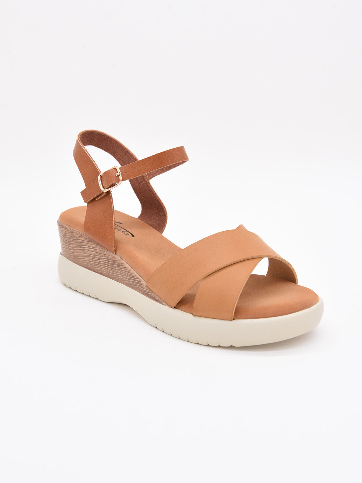 Sandalia Cuña Camel