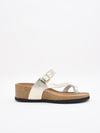 Sandalias de dedo plata