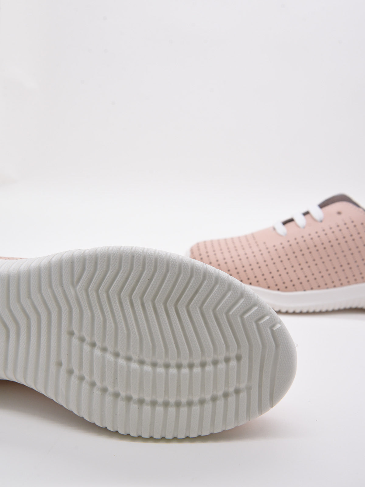 Zapatillas rosa confort de Piel