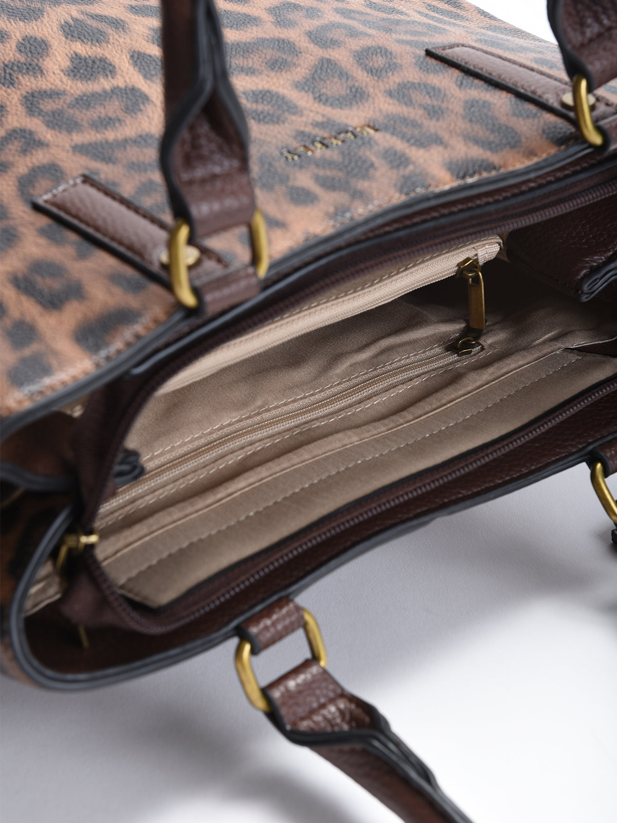 Bolso shopper animal print leopardo