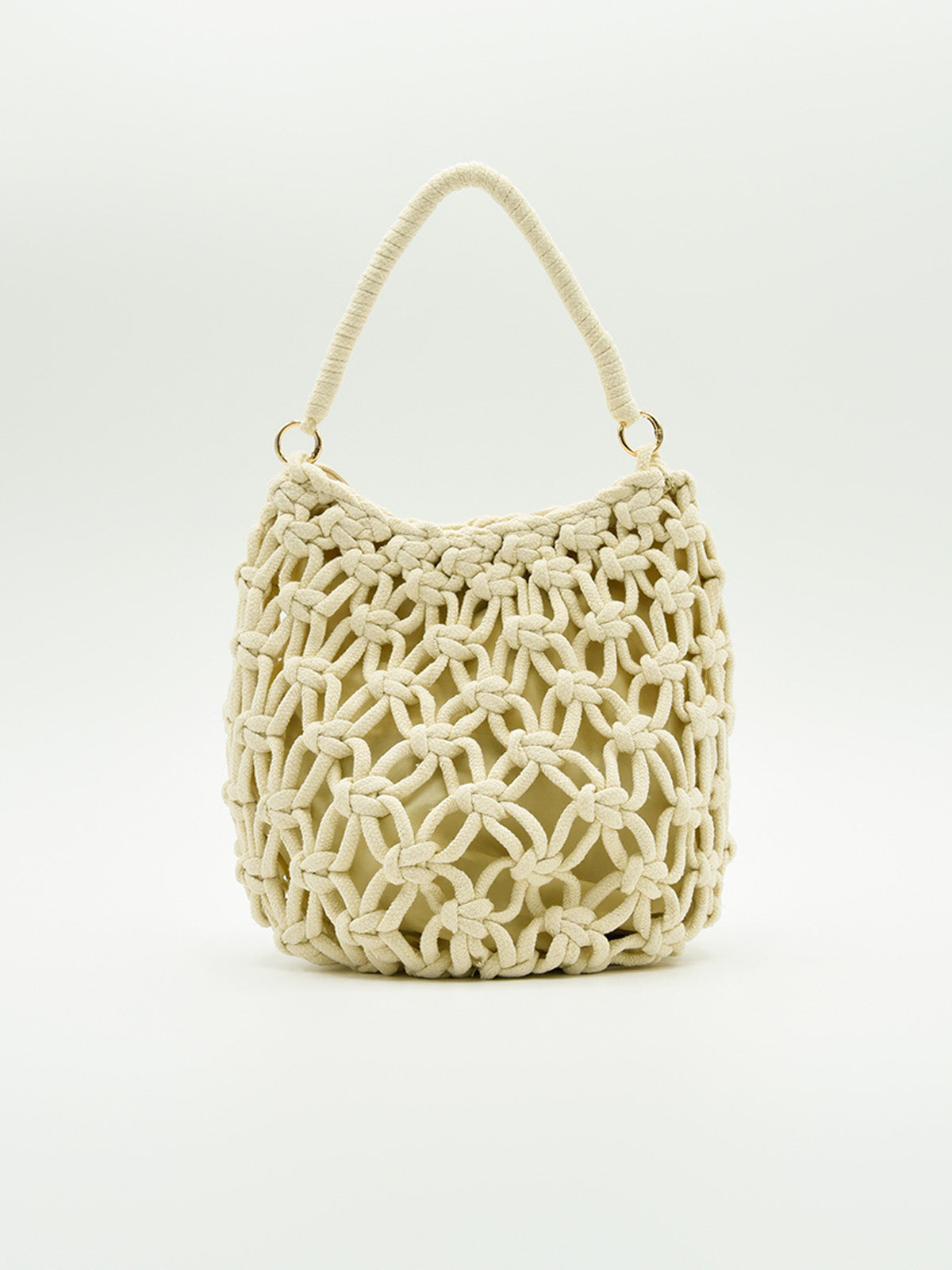 Bolso Macramé Blanco