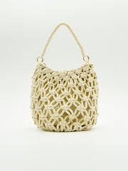 Bolso Macramé Blanco