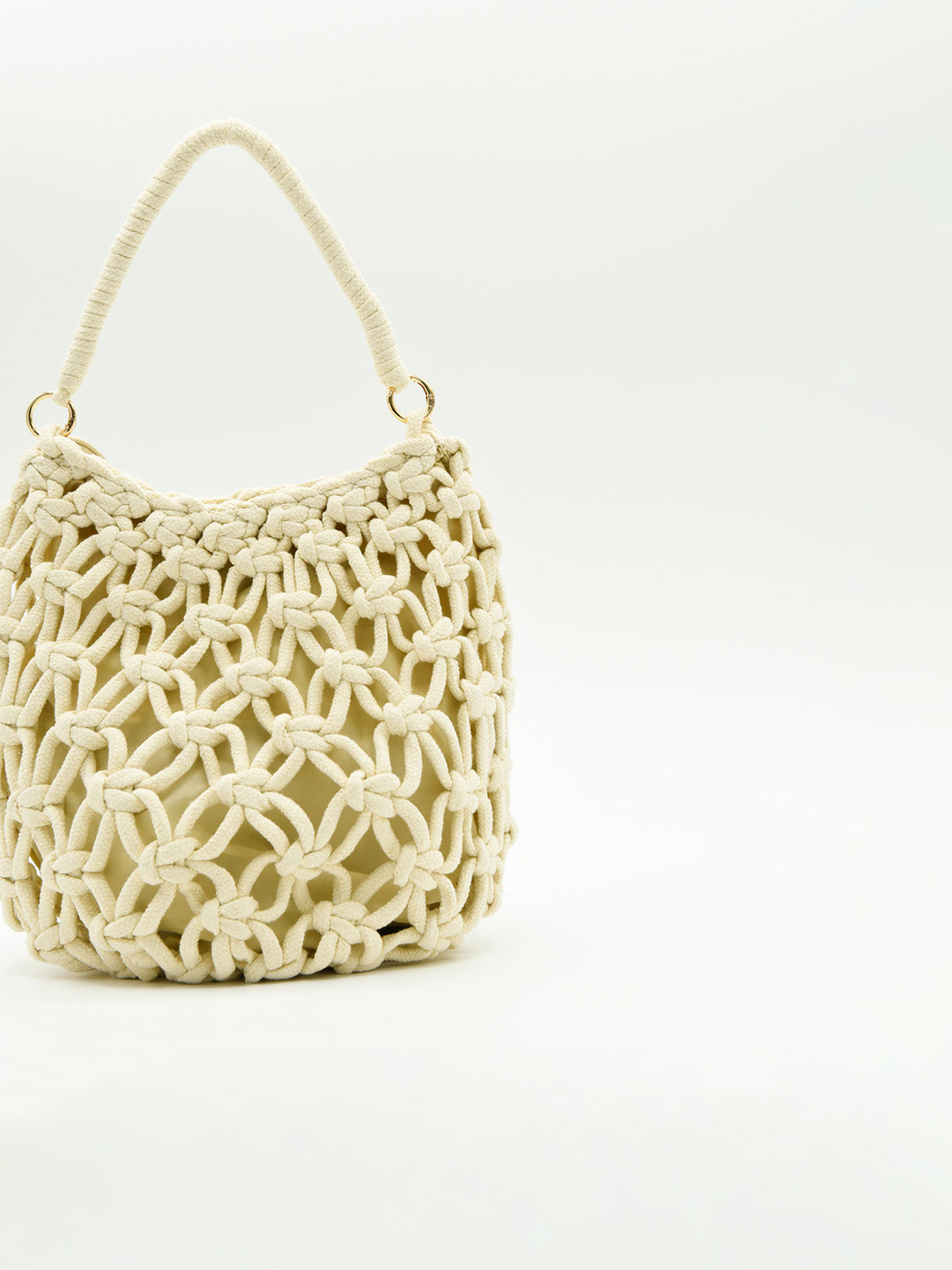 Bolso Macramé Blanco
