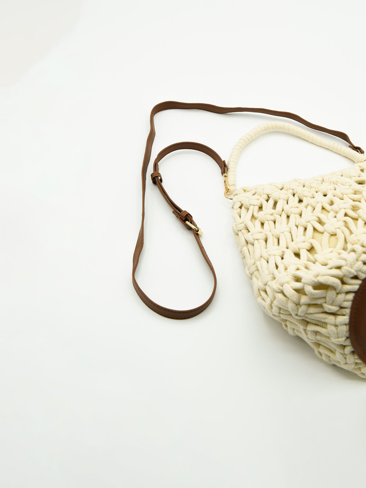 Bolso Macramé Blanco