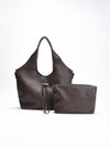 Bolso shopper marrón chocolate