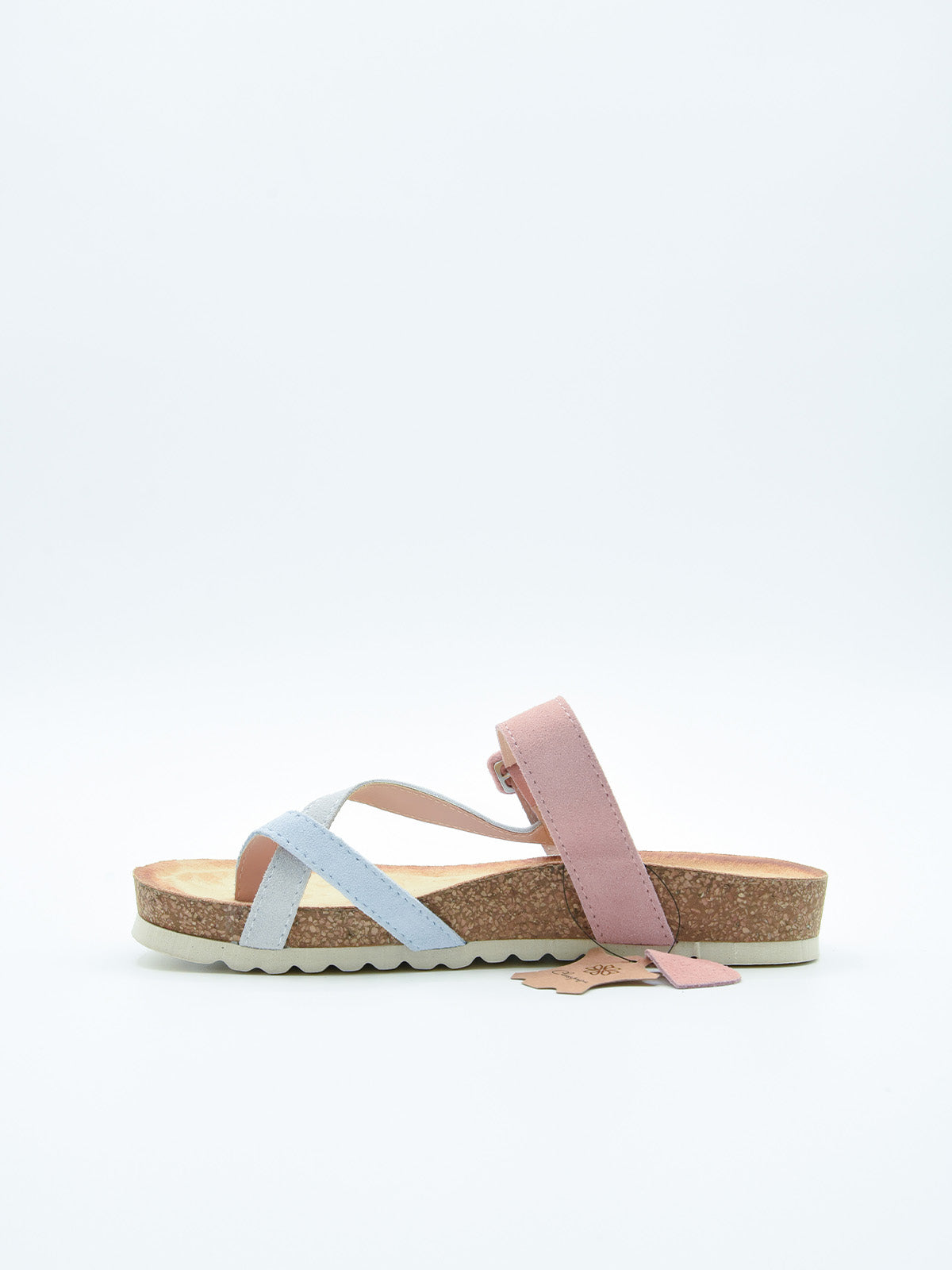 Sandalia Cuero Pastel