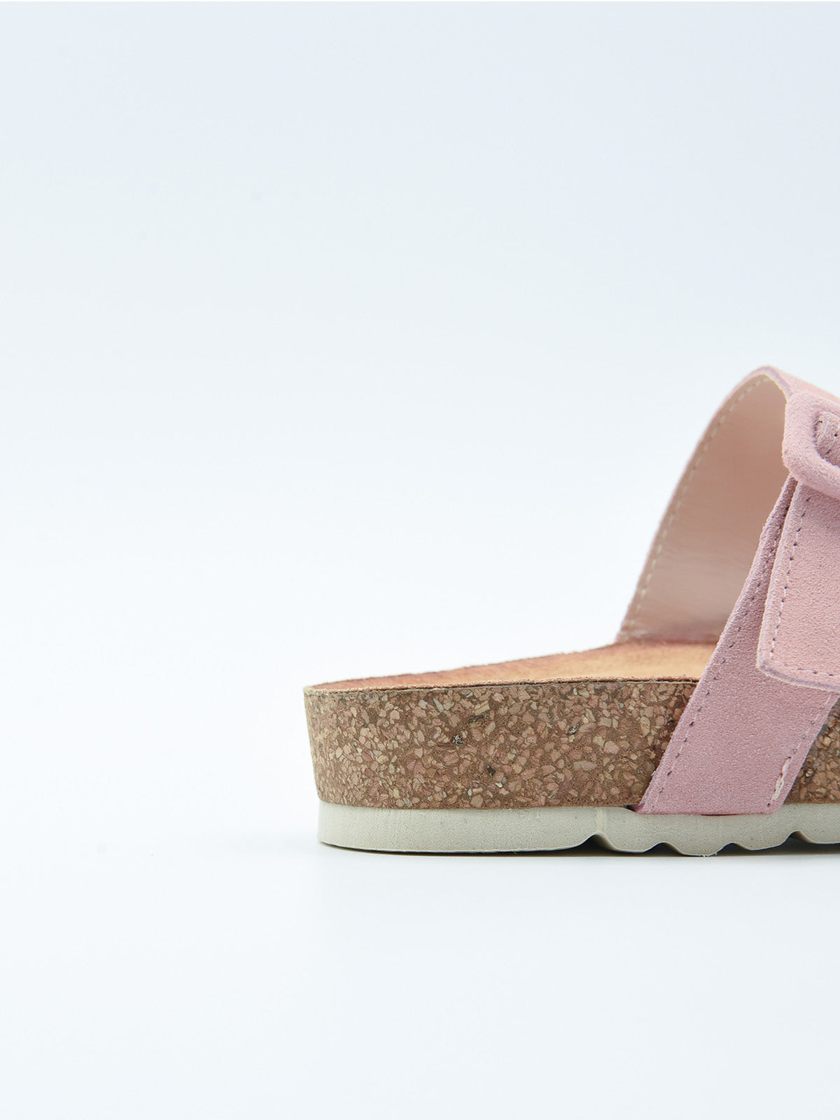 Sandalia Cuero Pastel