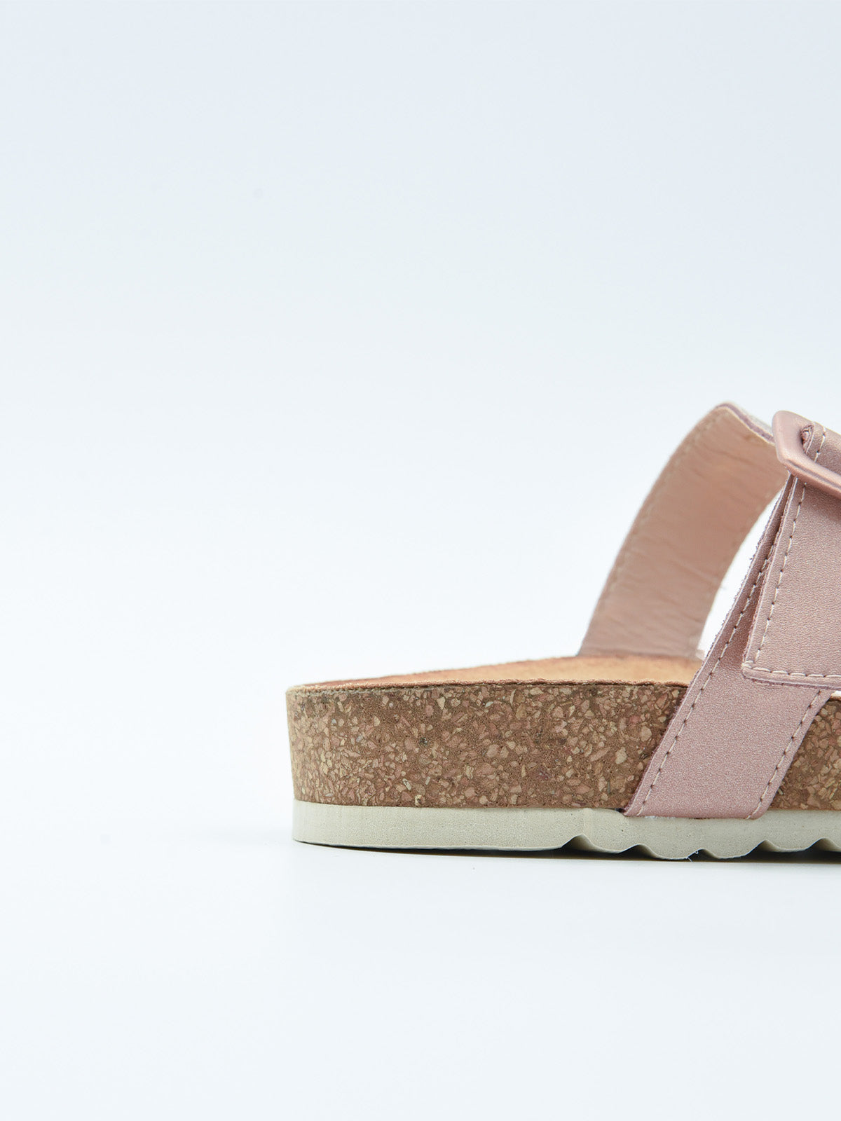 Sandalia cuero multicolor
