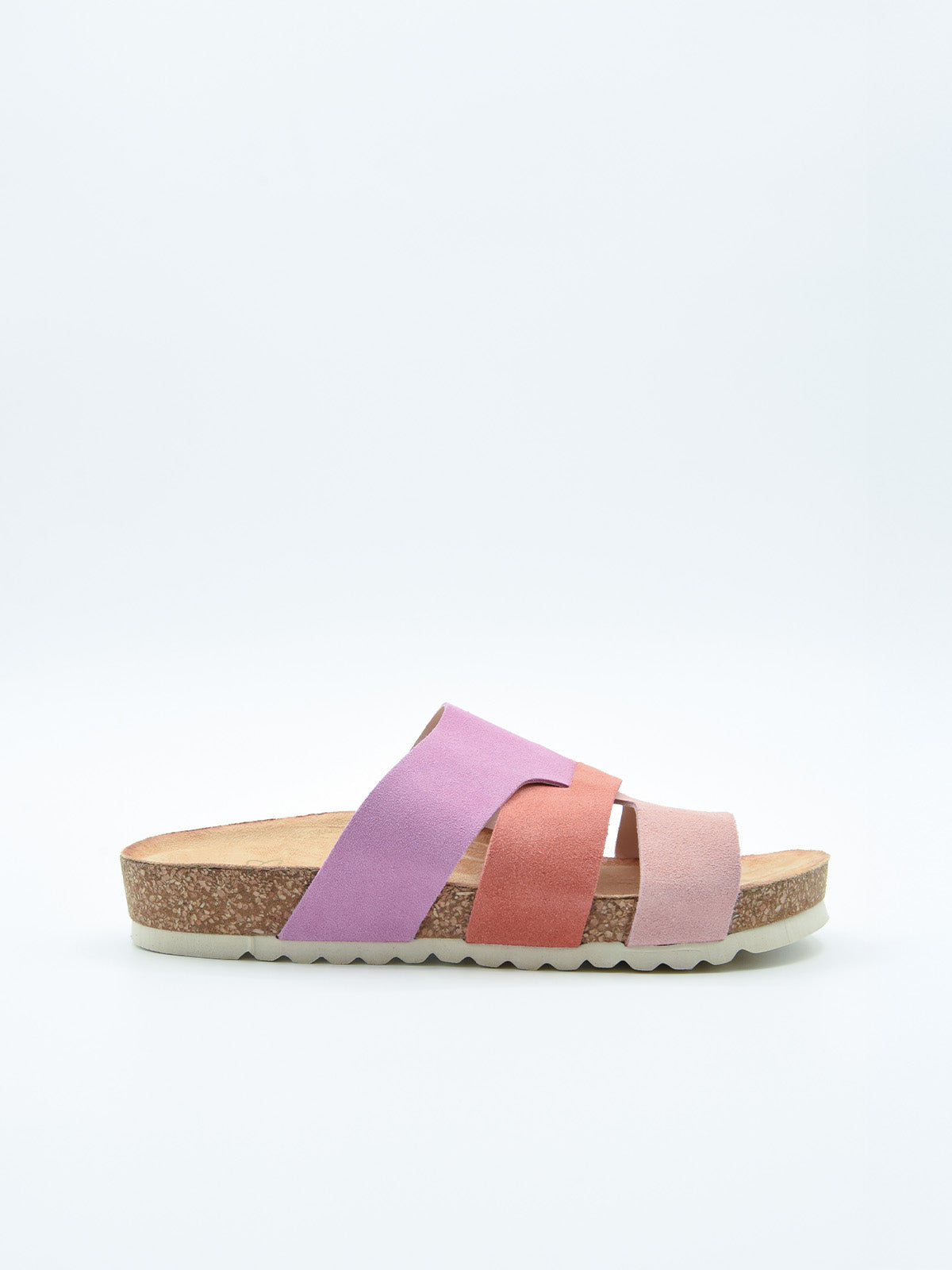 Sandalia de Piel Rosa Coral