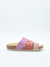 Sandalia de Piel Rosa Coral