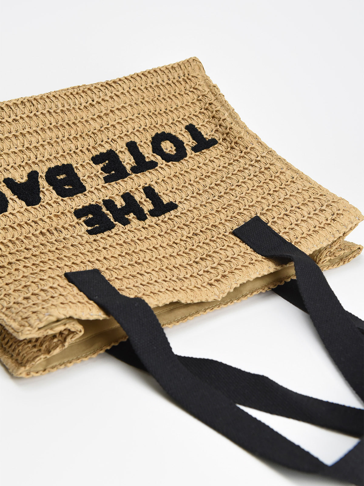 Bolso tote de rafia