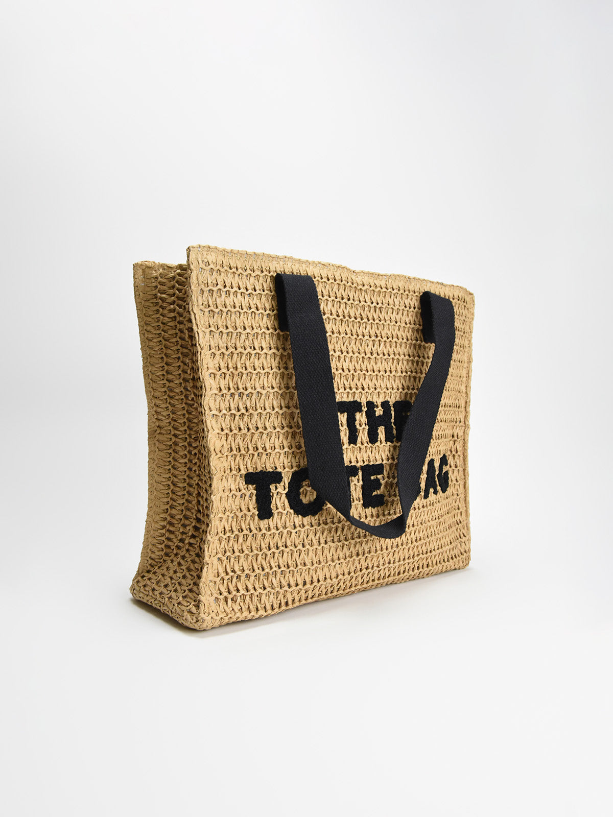 Bolso tote de rafia