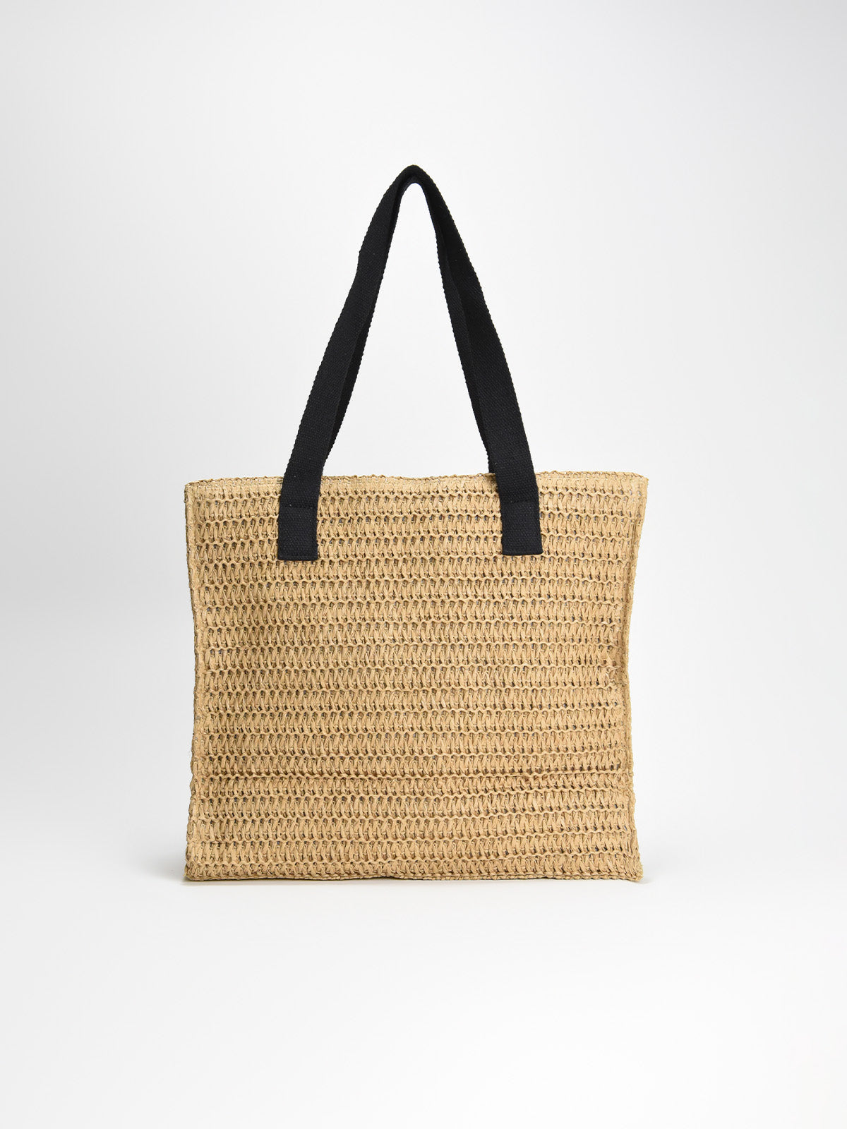 Bolso tote de rafia