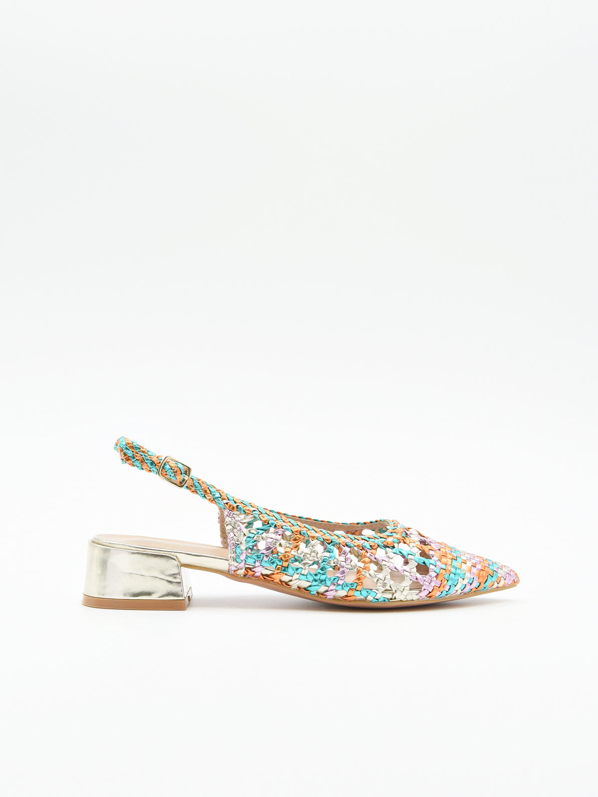 Bailarina multicolor metalizada