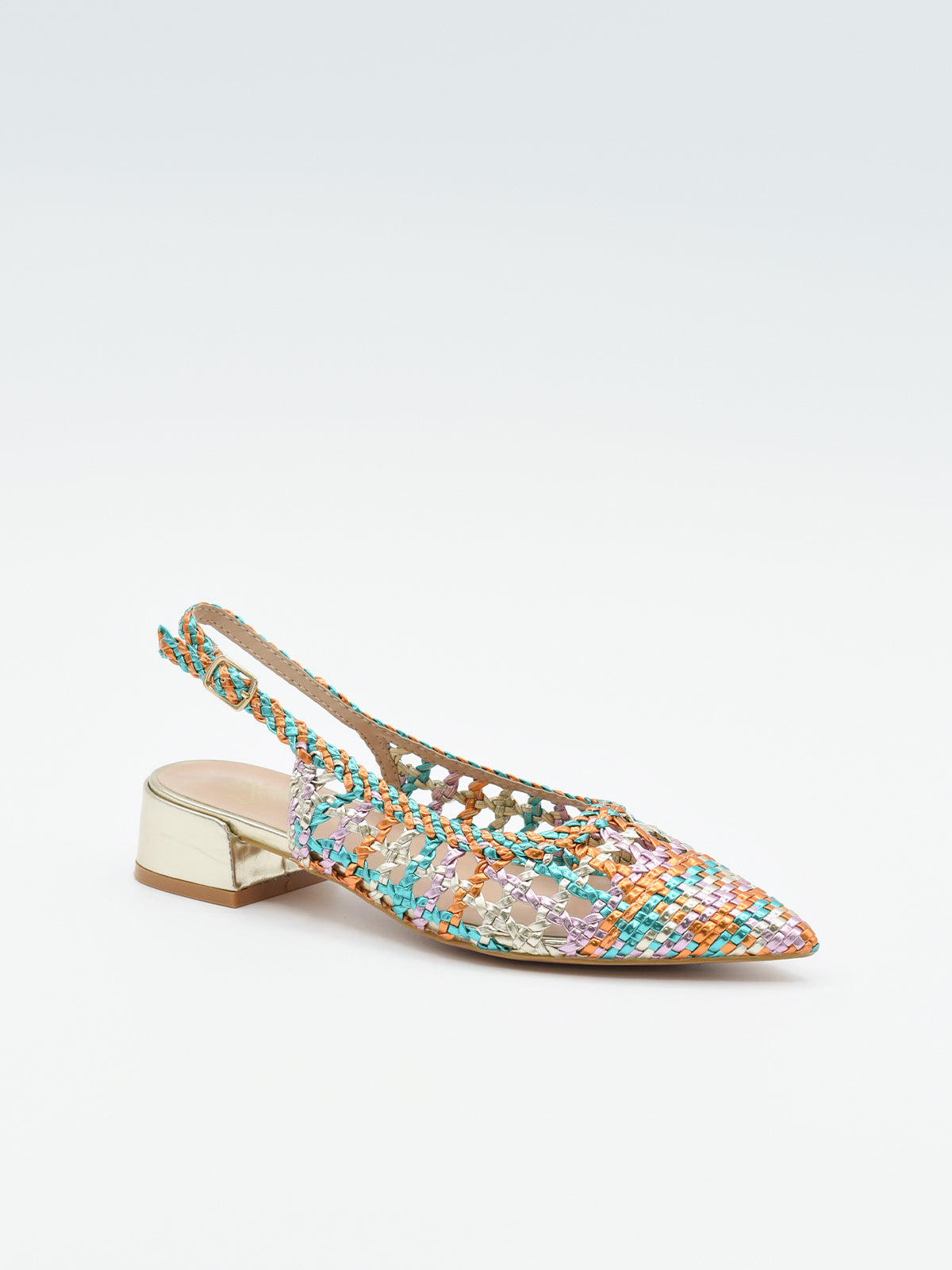 Bailarina multicolor metalizada
