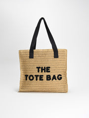 bolso tote de rafia natural es el complemento perfecto para tus looks de verano